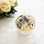 カップケーキピンクッション＊菜の花イエロー