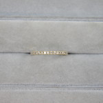 K18 ダイヤ リング 0.25ct エタニティ イエローゴールド YG