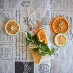 再販★爽やかオレンジのアロマワックスサシェ