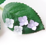 ✿ 紫陽花のミニピアス ✿  (4色) 【 母の日 に 】
