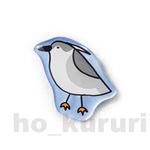 鳥 野鳥 ゴイサギ プラ板ブローチ