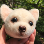 羊毛フェルト がま口 　チワワ