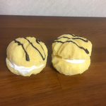 シュークリームのストラップ