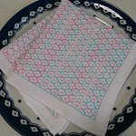 刺し子ふきん  (亀甲小亀)