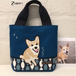 ｎさまオーダー品・うちのわんこお散歩トートバッグ