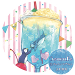 〔送料無料〕　Seacafeシリーズ　缶バッジ　マグネット　ペンギン