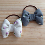 tサマ専用ページ『ふわふわミニリボンの刺繍ヘアゴム』