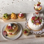 ＊Palmミニチュア＊フルーツケーキ＊フルーツパフェ＊パンケーキ＊