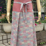 花模様♠︎和布シルクスカート