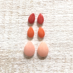 ◆SALE◆染めクォーツしずくカット【6個】