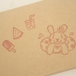うさぎ夏はんこ４点セット