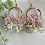 再再販♡ポンポンフープピアス