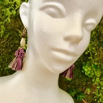 アンティーク風タッセルピアス（イヤリング）