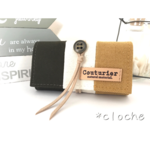 【受注製品】3色帆布のキーケース〈イエロー＆カーキ〉