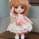 肩フリルワンピ3点セットA