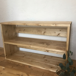 送料無料*low shelf 《H50 BB 》W80＊ローシェルフ/ローボード