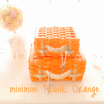 8.5㎝ orange minimini trunk ドールハウスsize