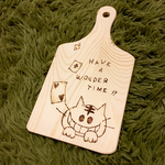 【限定1点】不思議の国のアリス ウッドバーニングカッティングボード