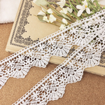 綺麗 お花 ケミカルレース ブレード 白 BK170601 ハンドメイド 手芸 素材 材料