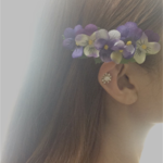 frower barrette M☆viola garden