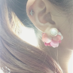 2way hydrangea ball pierce☆全６色