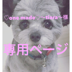 ♡one made♡〜tiara〜様専用ページ