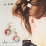 No.S409 1点物✩︎⡱浴衣にも♥︎和柄*⑅︎୨୧ピアス