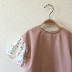 90㎝★リバティのギャザー袖ブラウス