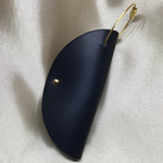 レザーキーケース Blue (金具 ゴールドバージョン)