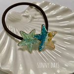 summer☆二連ヒトデのヘアゴム