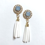 white tassel pierce