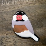 七宝焼・ごきげんな文鳥2017