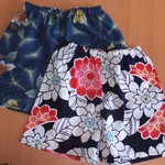 《nishi1001様》ゆかた地くつろぎパンツ(ステテコ)ショート丈