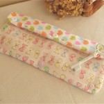 再販*水筒肩ひもリバーシルベルトカバー*ボタン*choucho*colorfulheart