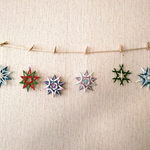 エコクラフトのクリスマスオーナメント