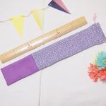 裏地付き☆ものさし袋小花柄ｈ