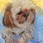 オーダー水彩画 *マイペット*A4