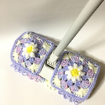 再販 ×2アクリルモップ パープルマーガレット