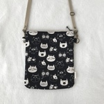 期間限定送料無料!!　ねこポシェット(ブラック)　コンパクトサイズ☆