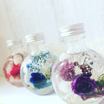 バラ☆Herbarium☆ラウンドボトル☆ドライフラワー・ハーバリウム
