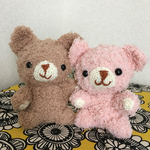♡再販♡くまさん☆もこもこあみぐるみ