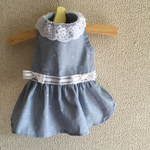 ♡小さな女の子の 涼しげな夏のワンピース