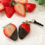  いちごのイヤホンジャック  チョコがけver