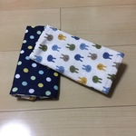新柄☆うさぎ柄よだれカバー 