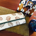 嵐丸様ご注文品 ロータスの長財布 白