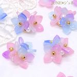 紫陽花のピアス&イヤリング