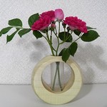 木の一輪挿し エノキ9.4cmΦ