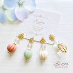 お花のカラフルピアス・イヤリング