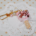 値下げ品☆【2】くまの冷え冷えアイスキャンディー／キーホルダー