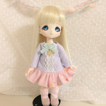 オビツ11用 パステルワンピース